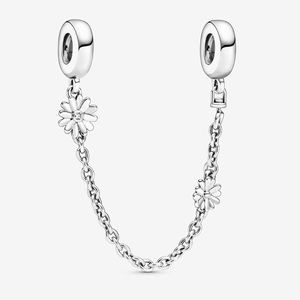 Daisy Flower Safety Chain Charm